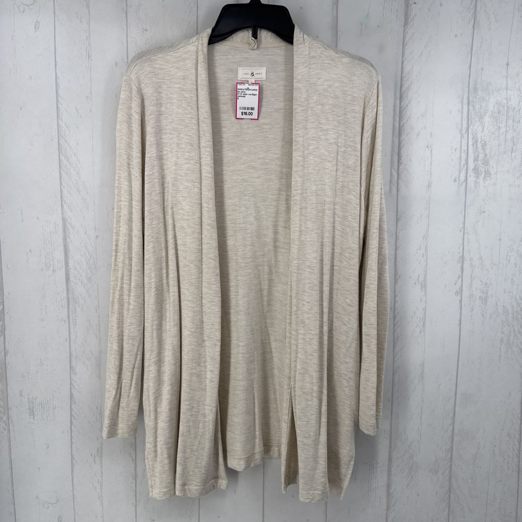 S l/s open cardigan
