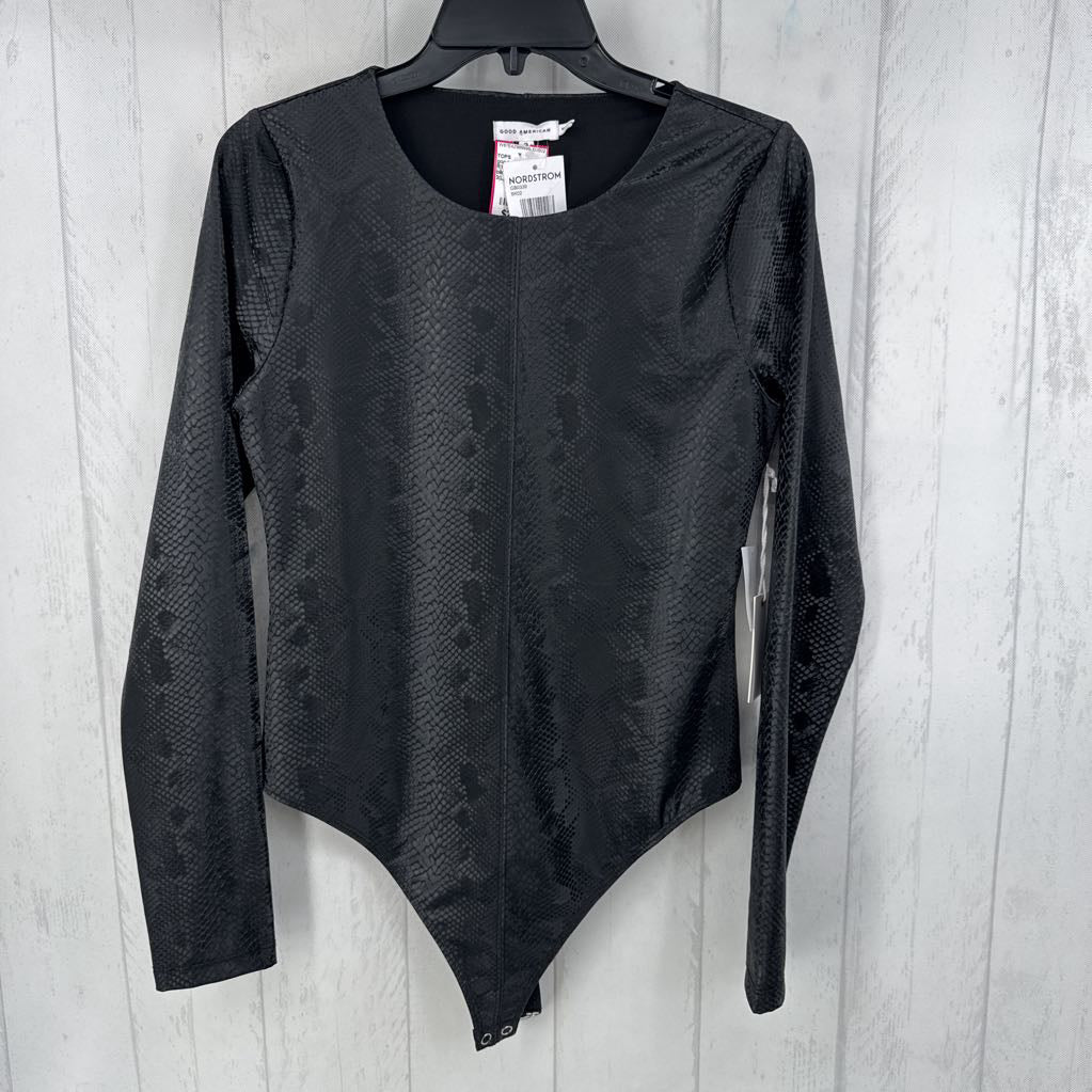 R119 3(L) snakeskin print bodysuit