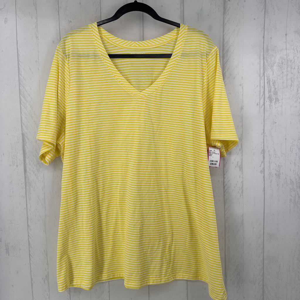 18/20 s/s stripe top