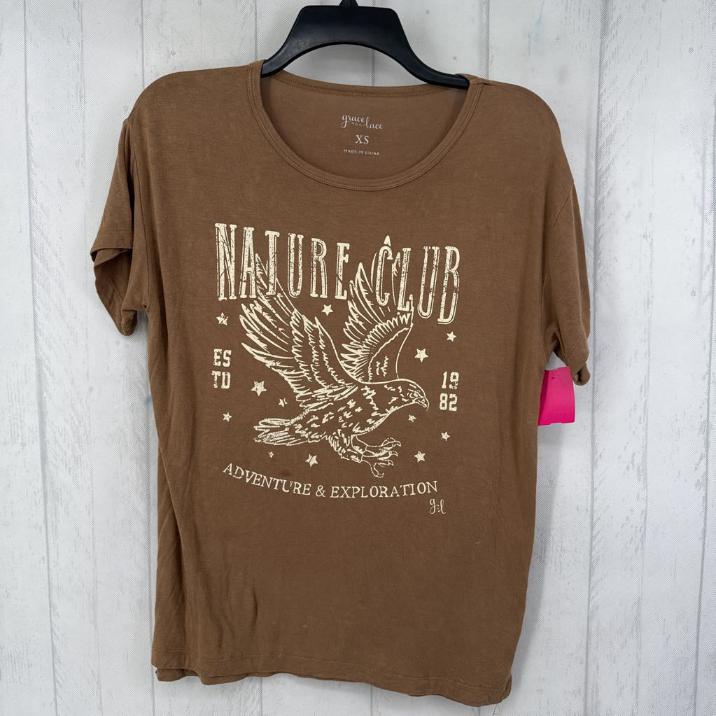 XS s/s nature club tee