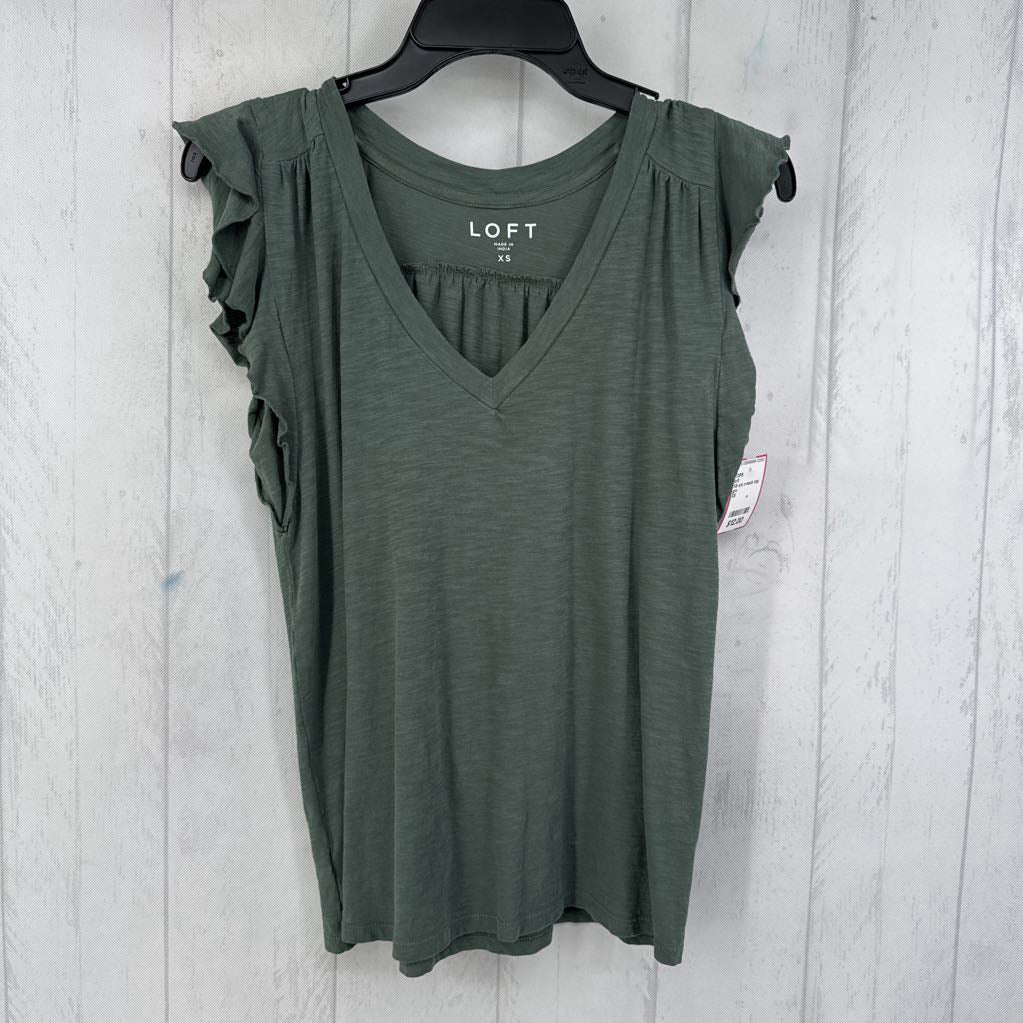 XS s/s v-neck top
