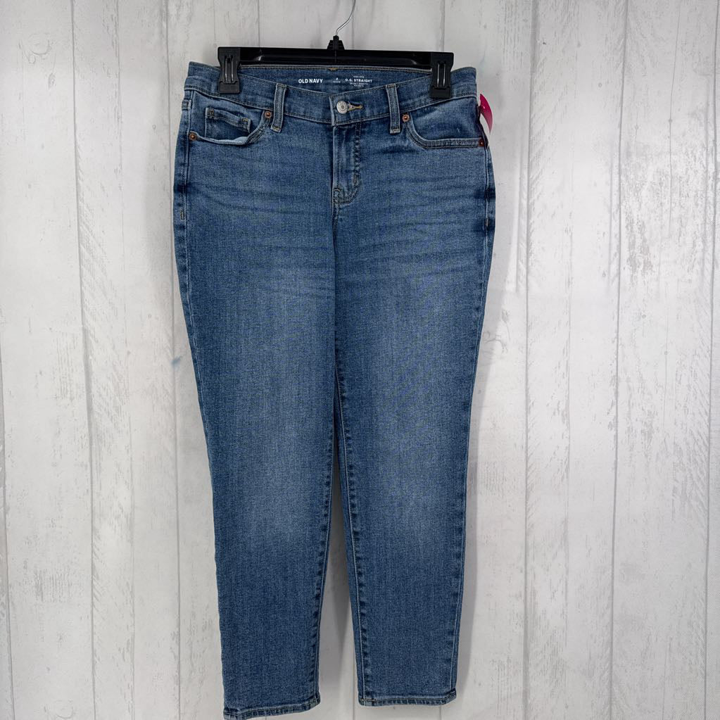 2/P hi rise straight leg jean