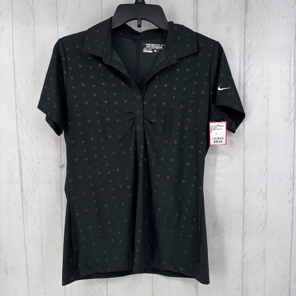 M polka dot s/s polo