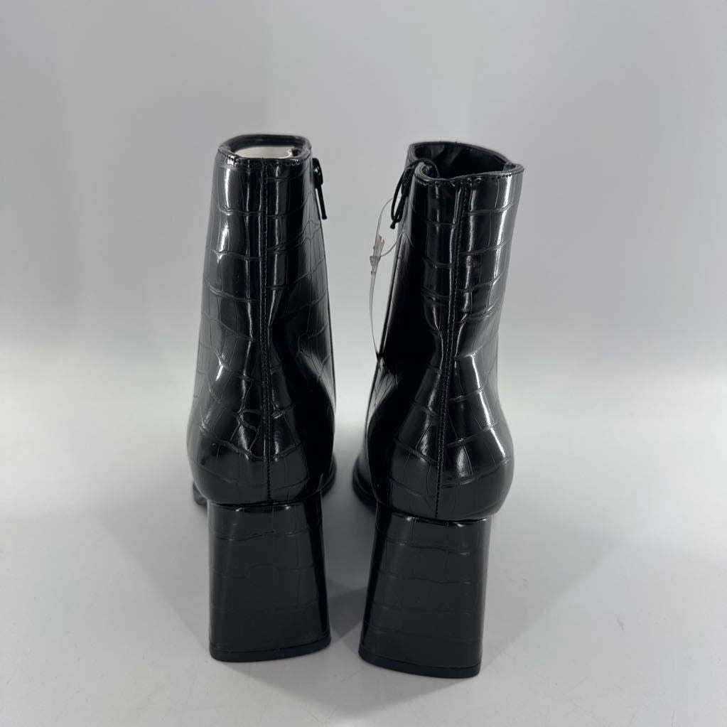 7.5 memory foam block heel bootie