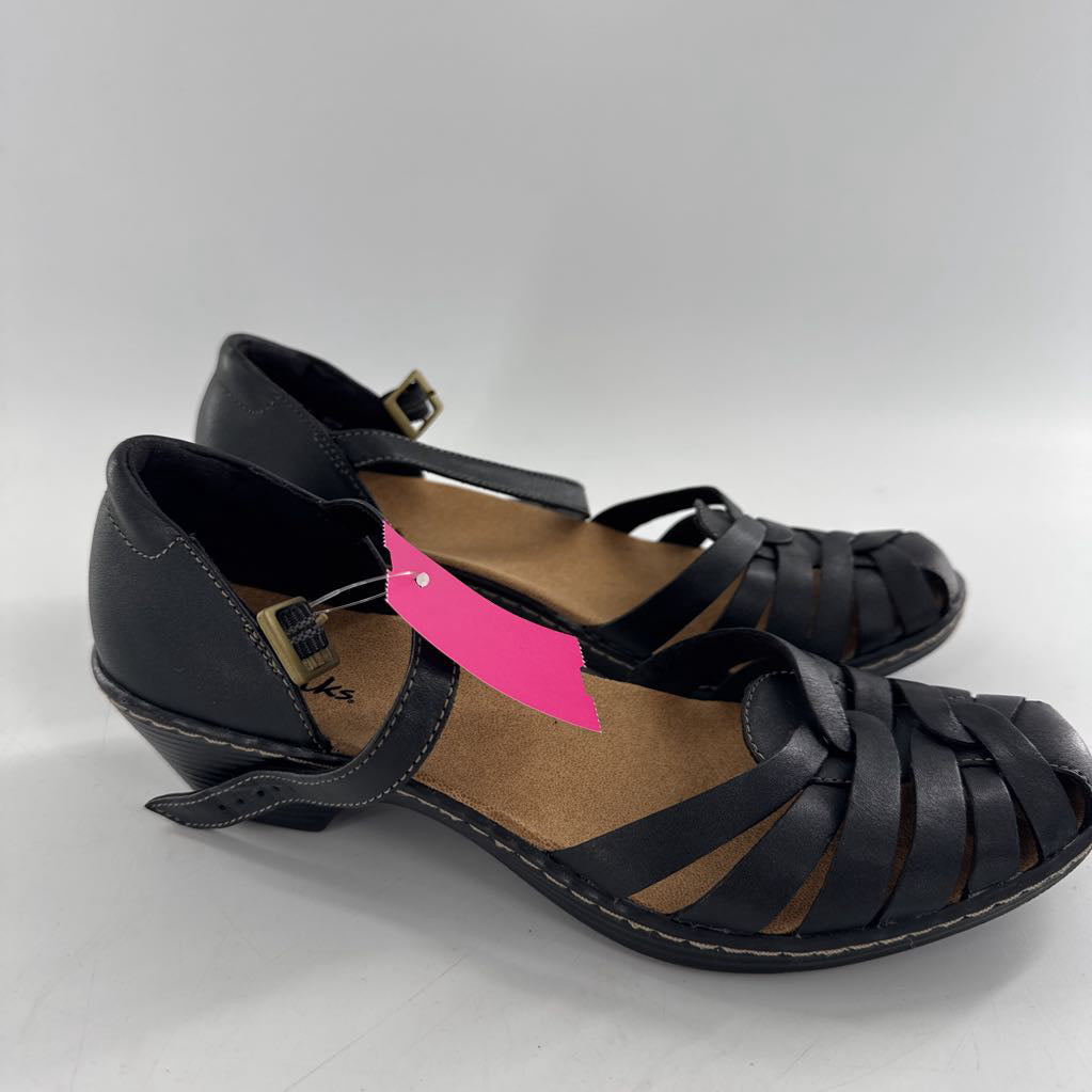 7 leather ankle strap sandak