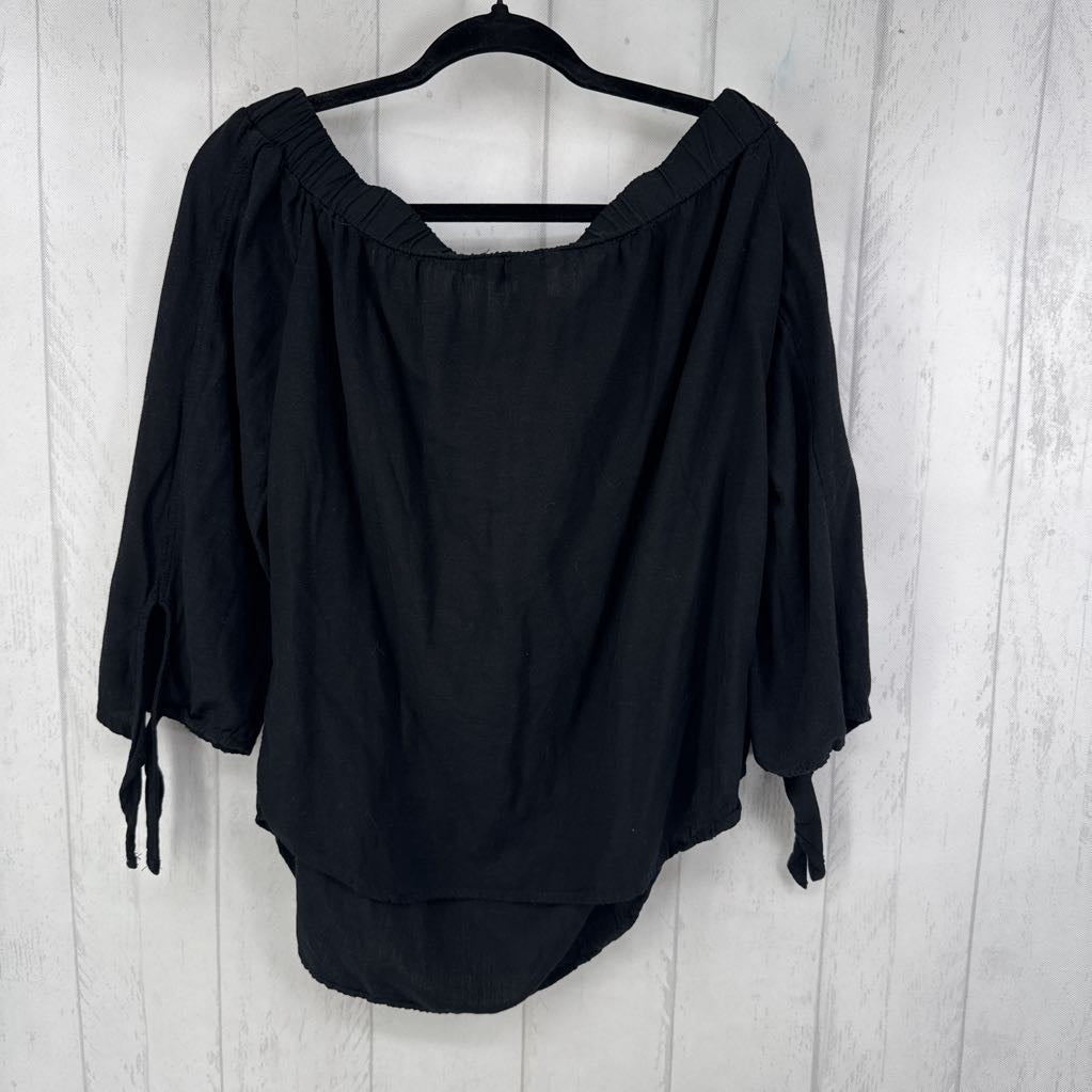 M off the shoulder 3/4 slv top