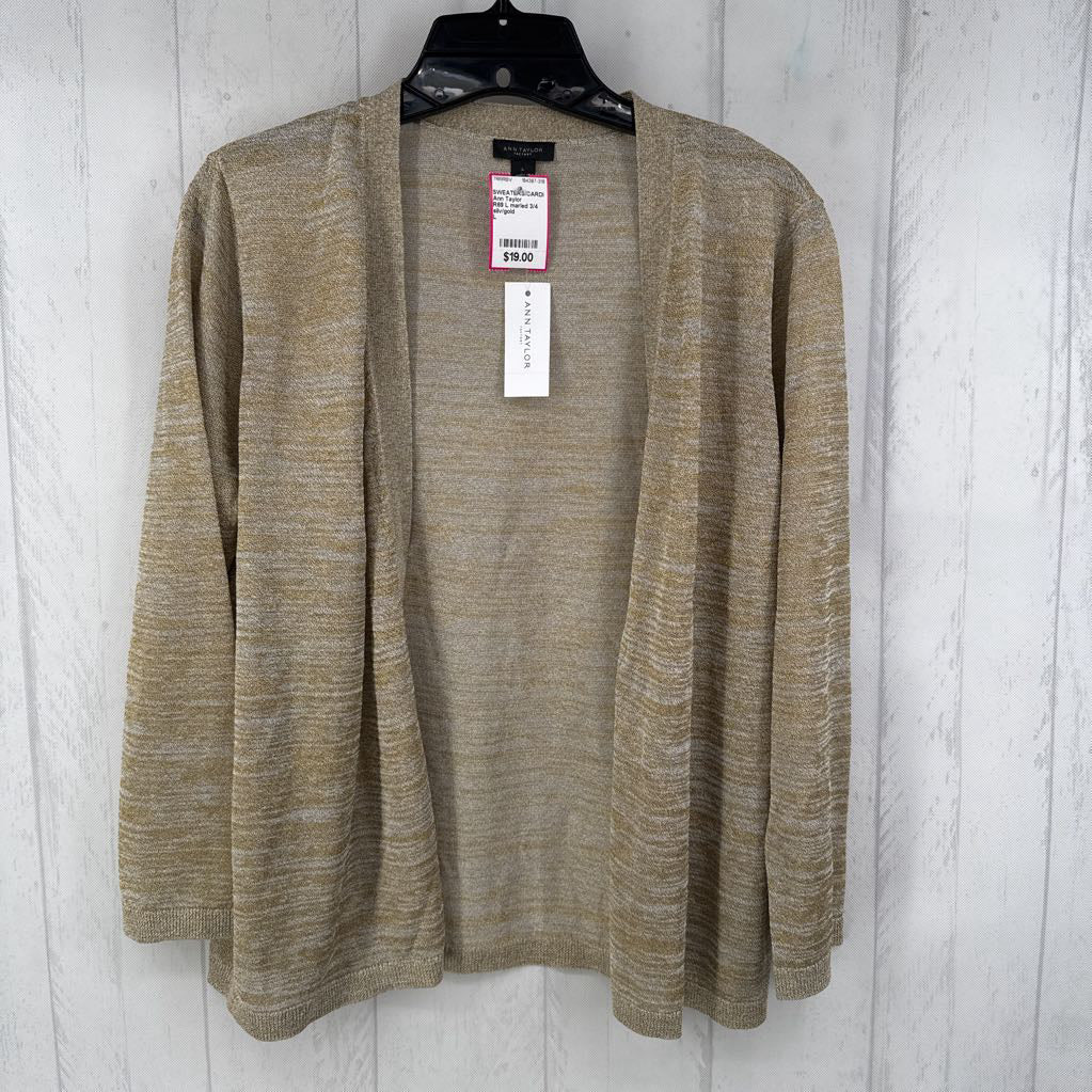 R69 L marled 3/4 slv cardi