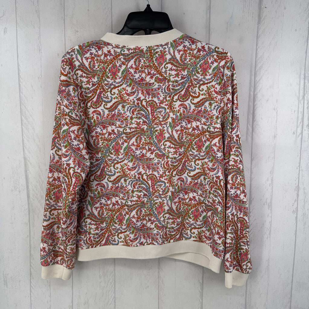 PM paisley print zip-up jacket