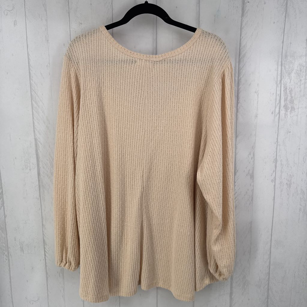 4X crochet 3/4 slv top