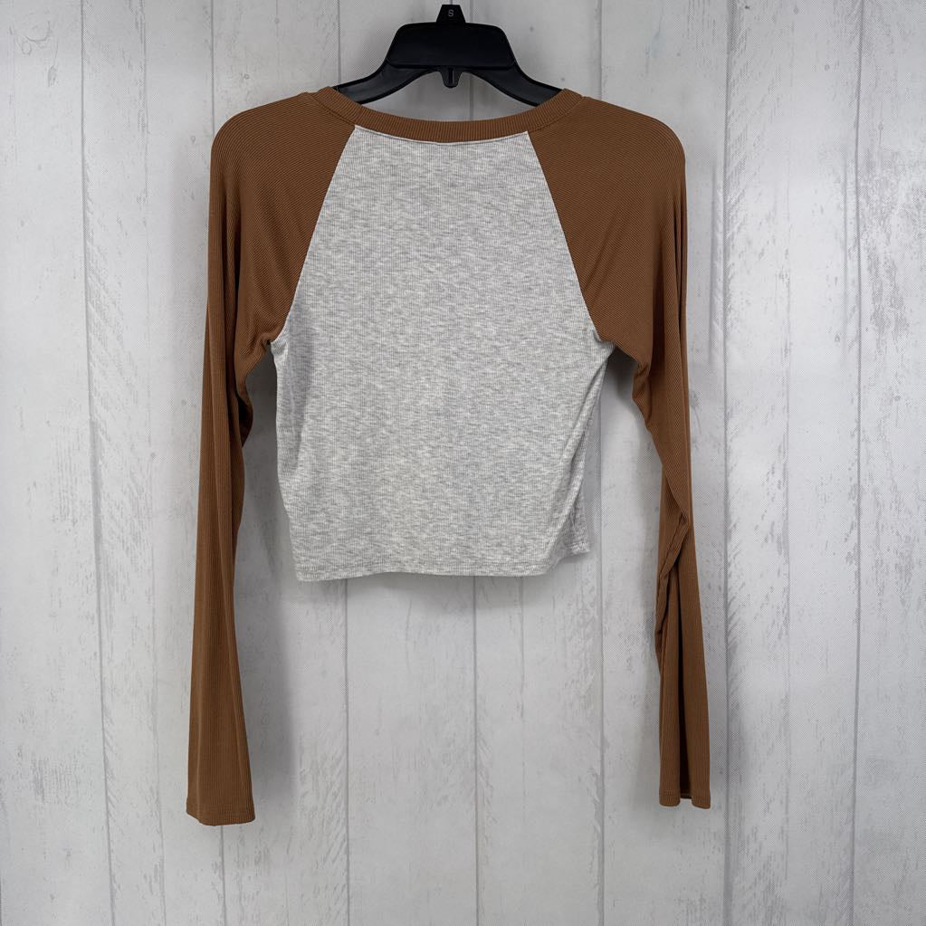S l/s crop top