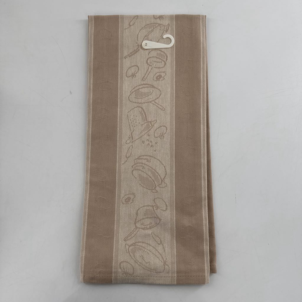 woven kitchen towel-tan
