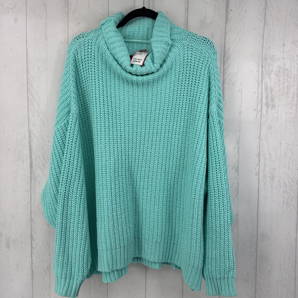 XS cowl neck oversized sweater