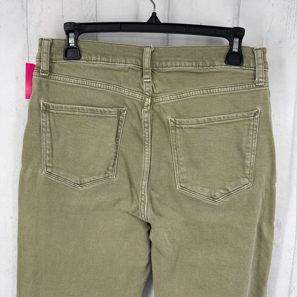 8 hi-rise straight leg jean