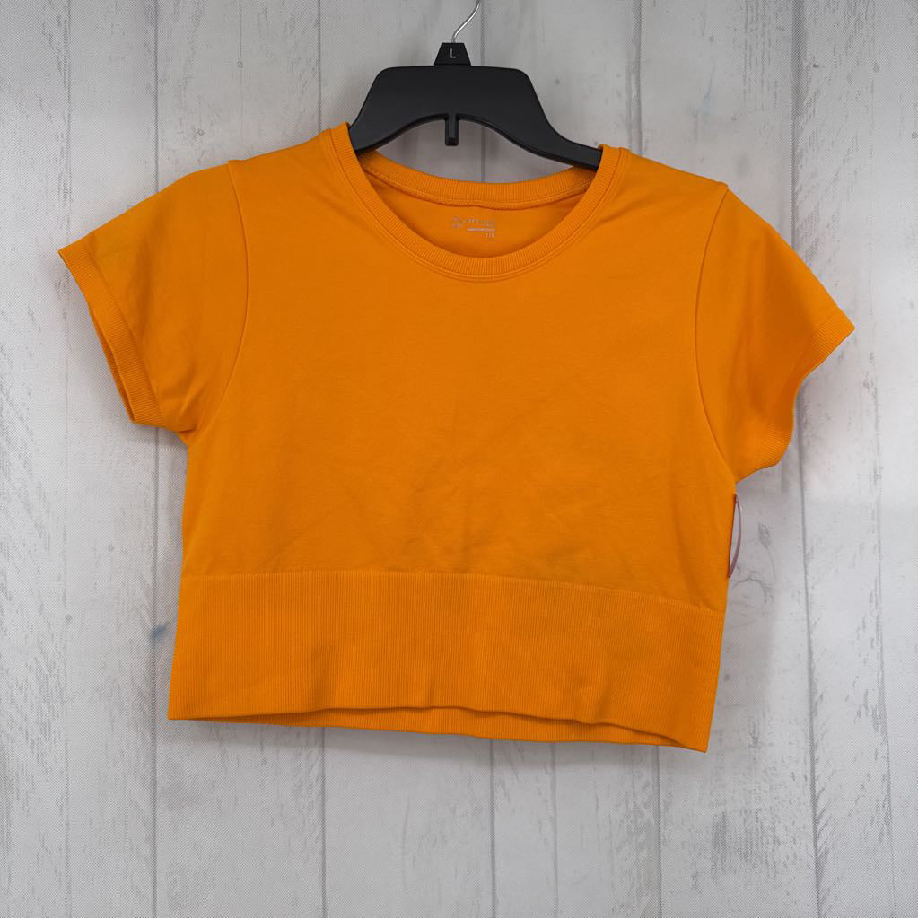 L crop s/s tee
