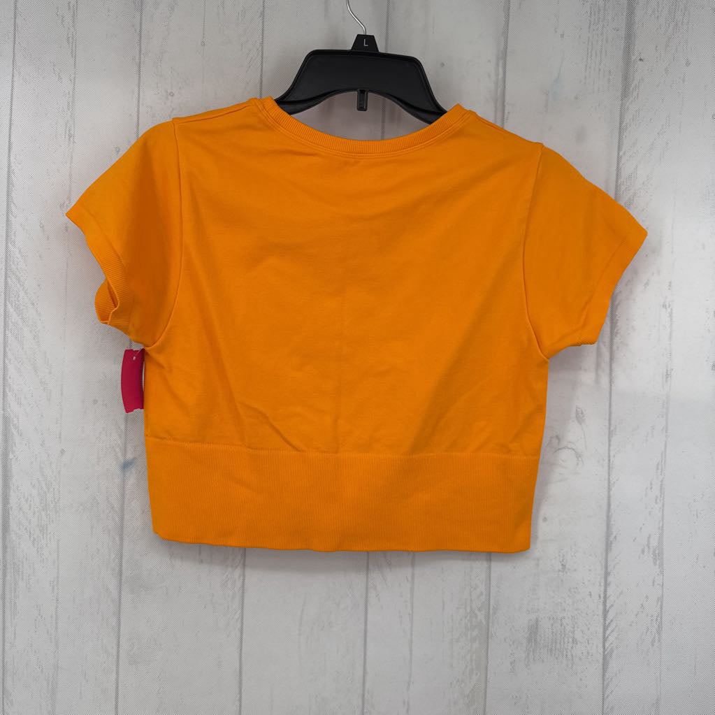 L crop s/s tee