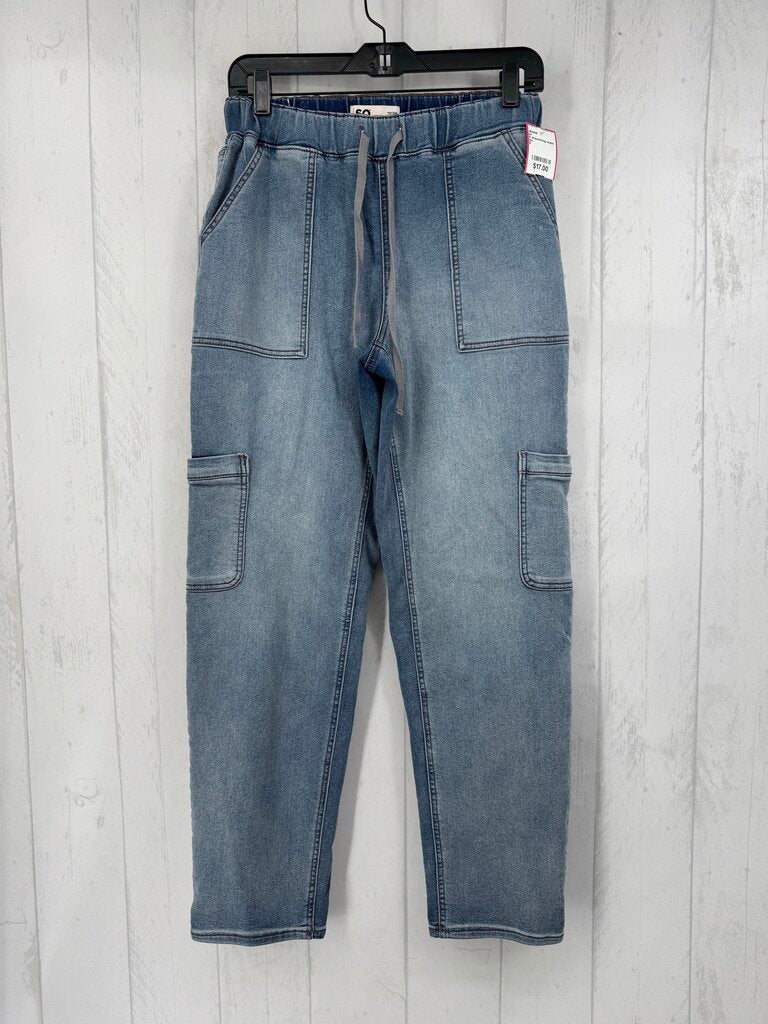 S drawstring waist jean