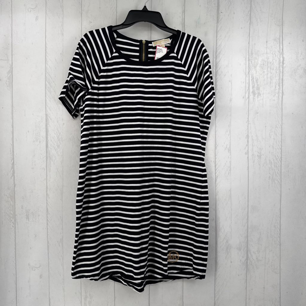 XL striped s/s dress