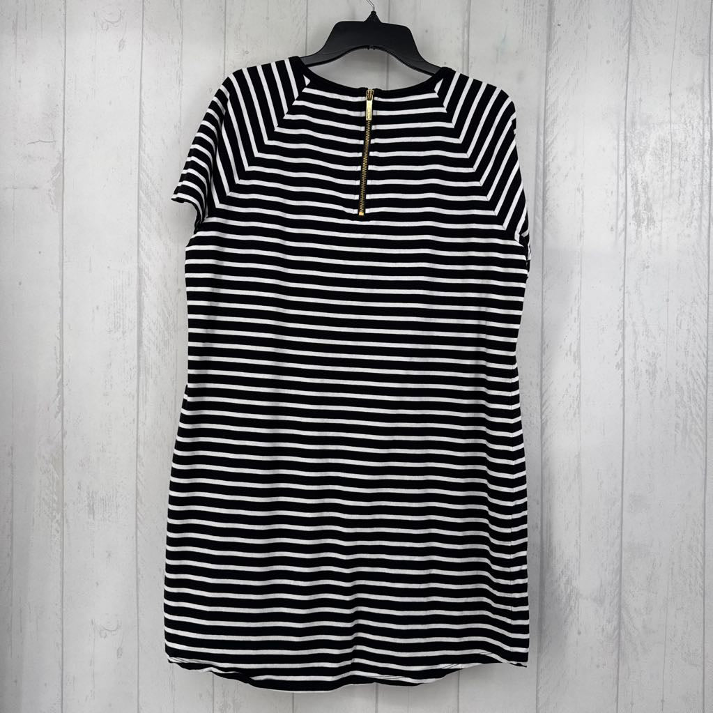 XL striped s/s dress