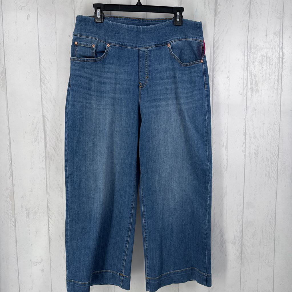 L wide crop pull-on jean