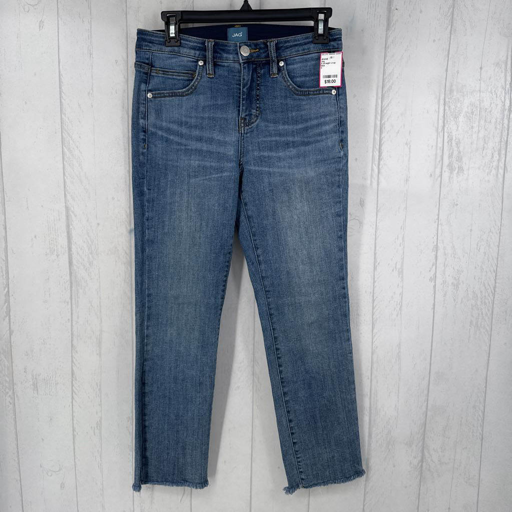 4 straight crop jeans