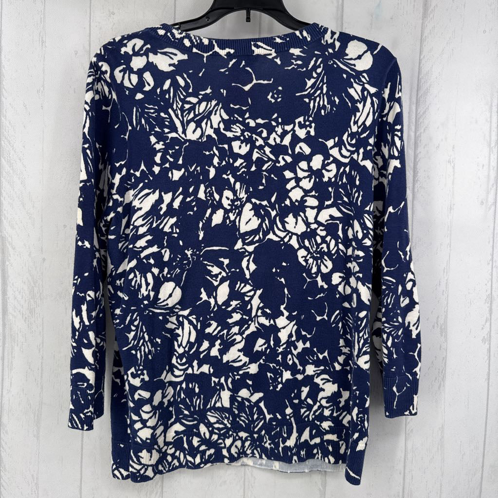 L flo print 3/4 slv carsi