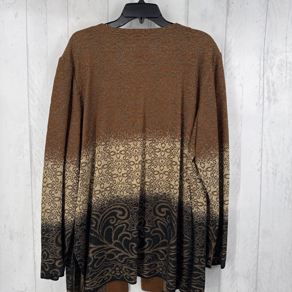 XL l/s eye hook cardigan