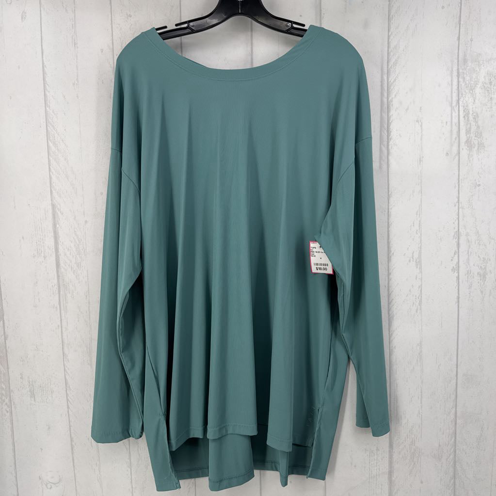 R50 18/20 l/s hi-low back criss cross top