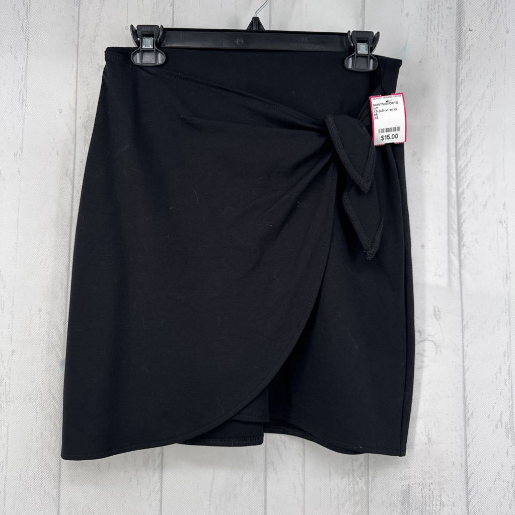 XS pull-on wrap skirt