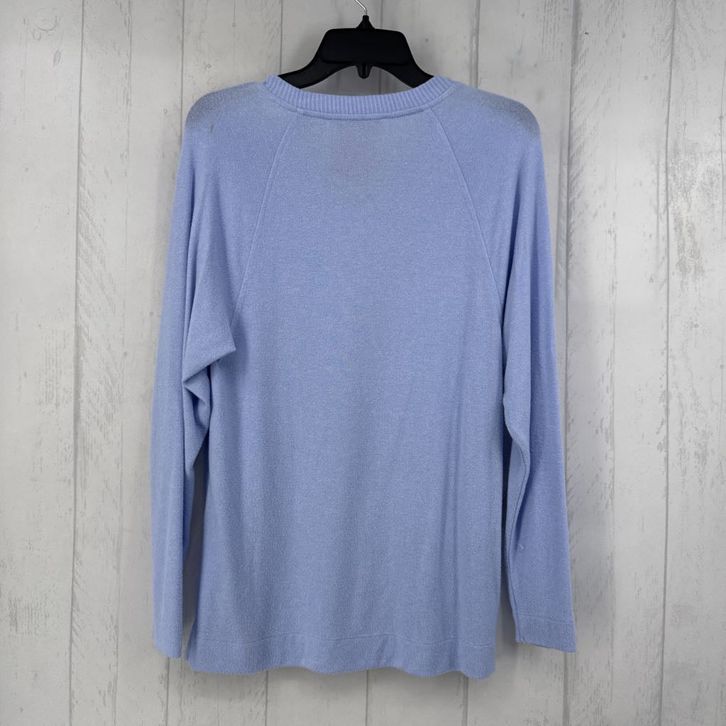 S v-neck l/s top