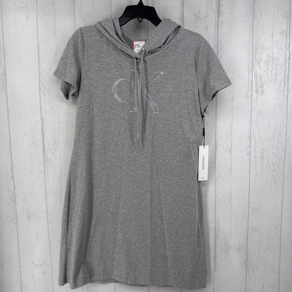 R49 L logo s/s dress w/hood