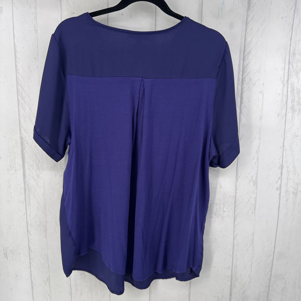 1X 1/2 zip down s/s top