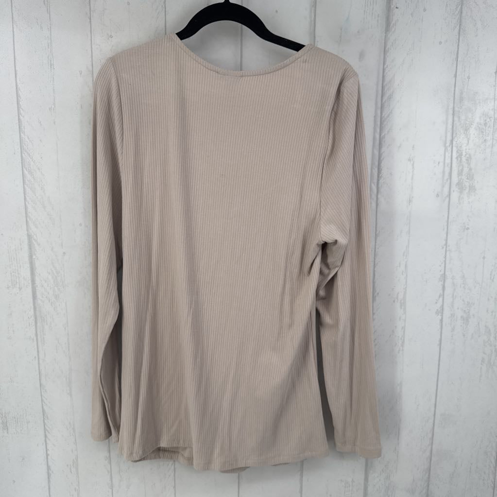 2 l/s rib tie front keyhole top