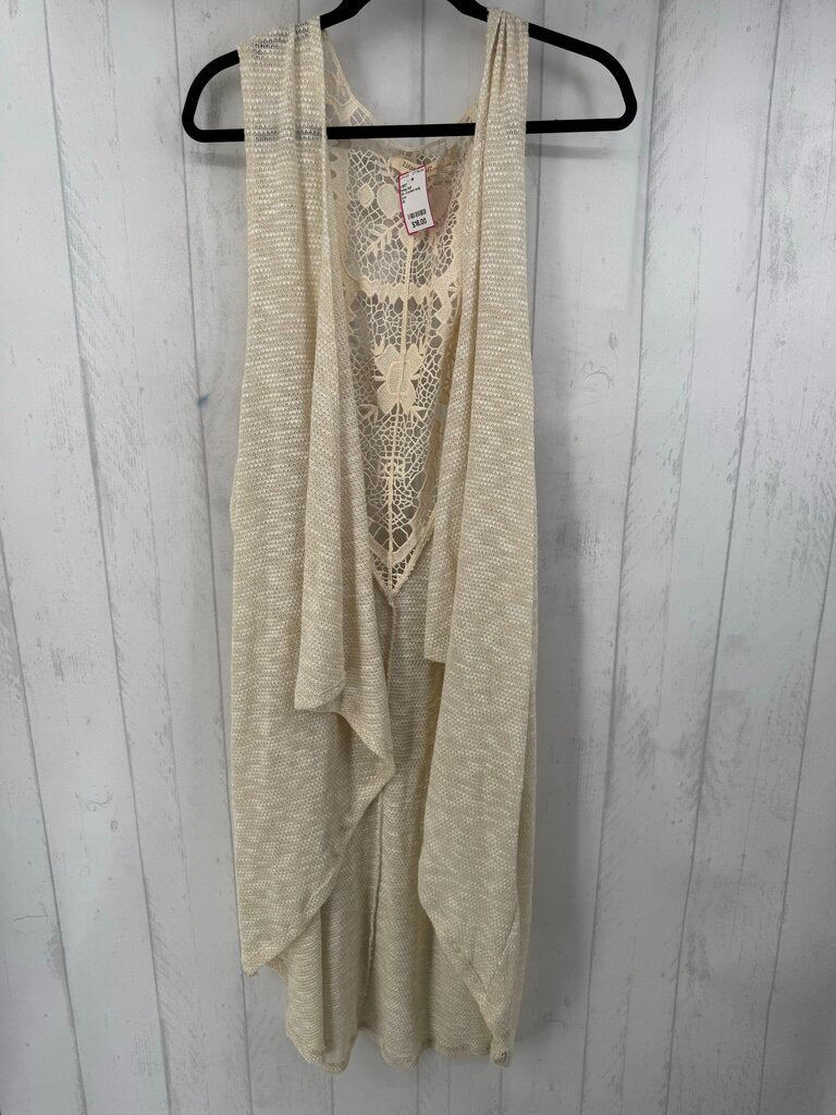 3X crochet long vest