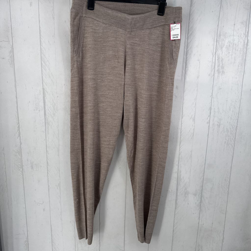 M knit pull-on pant