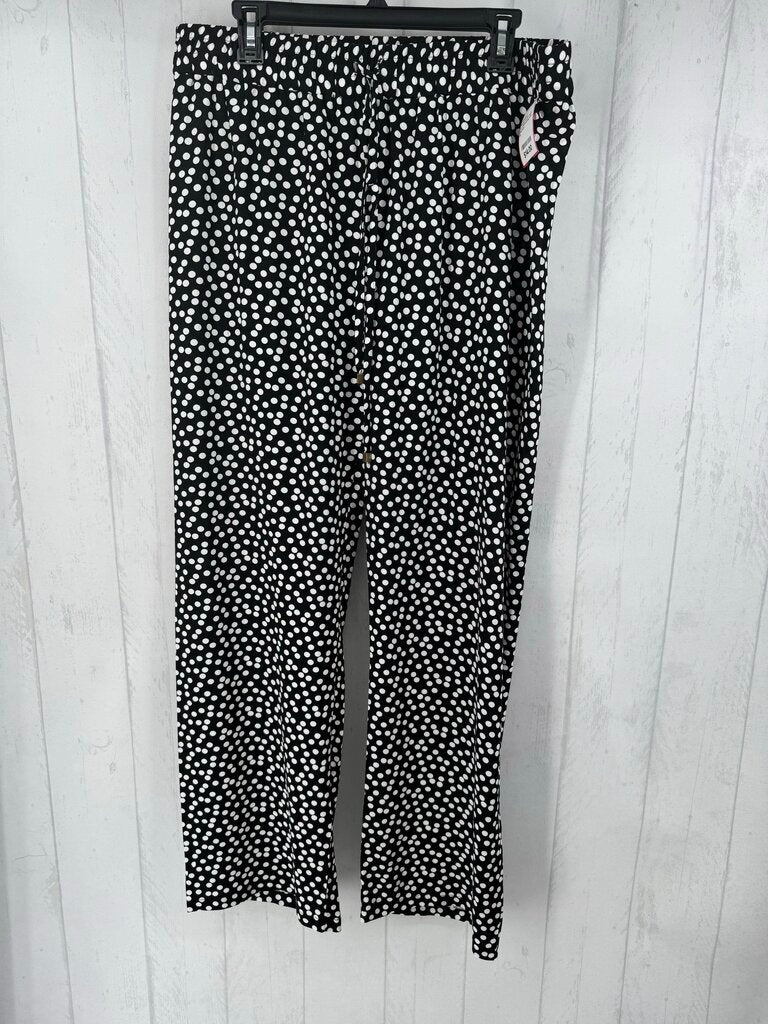 XL drawstring dot print pants