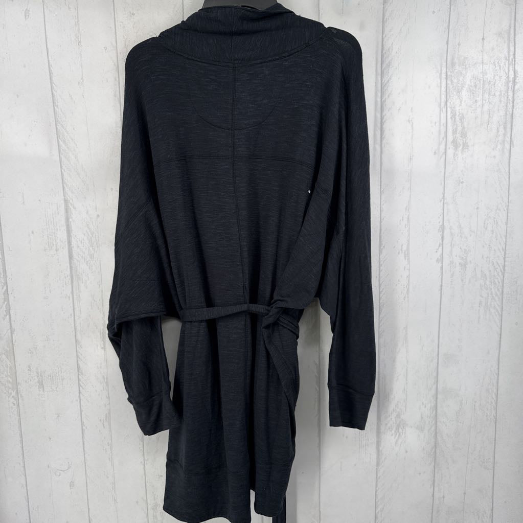 XL marled wrap cardi