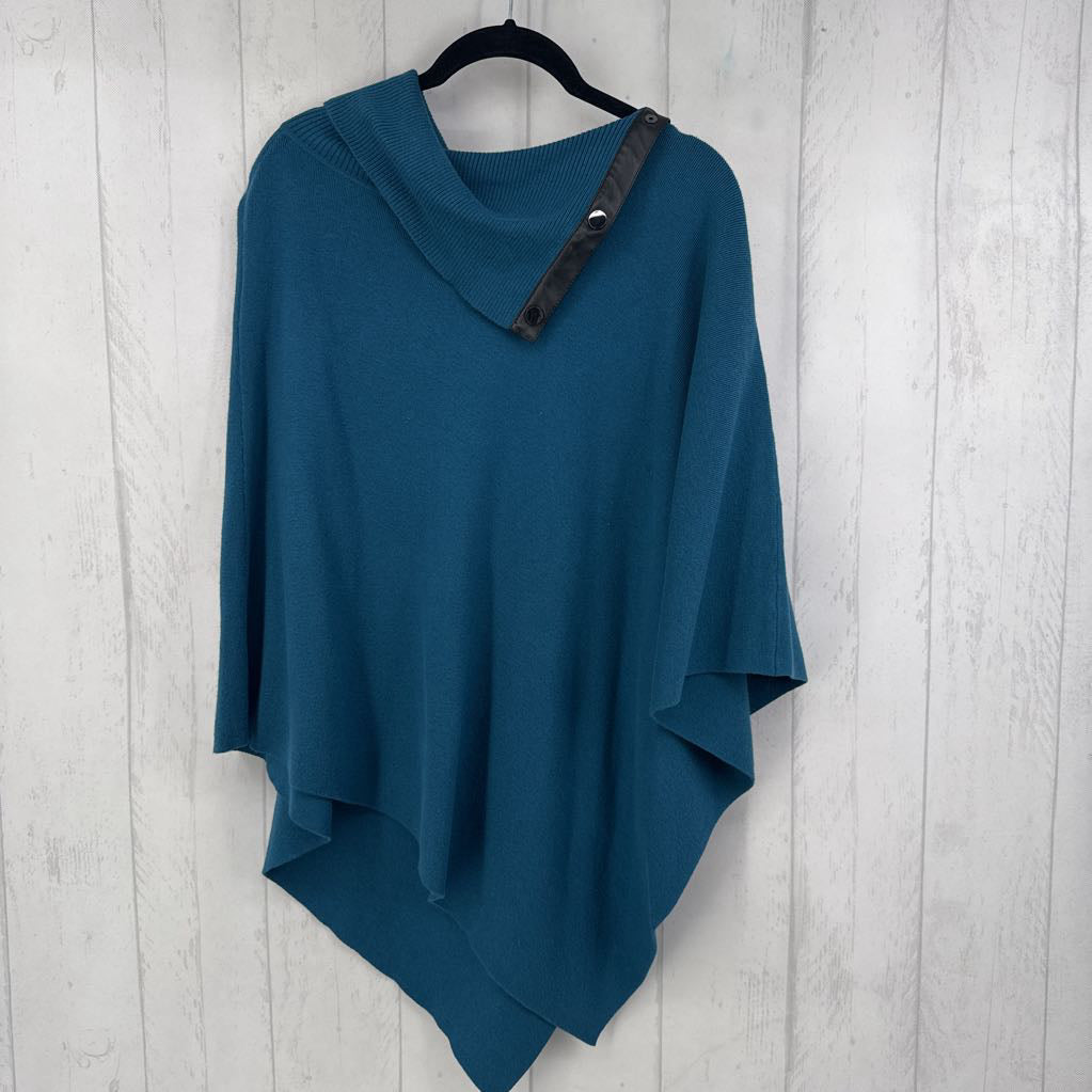 S/M cowl neck poncho