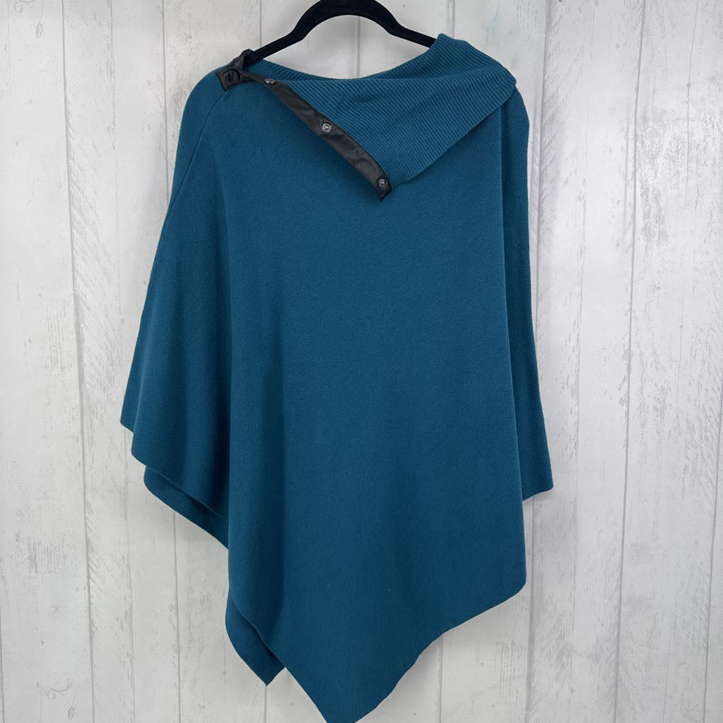 S/M cowl neck poncho