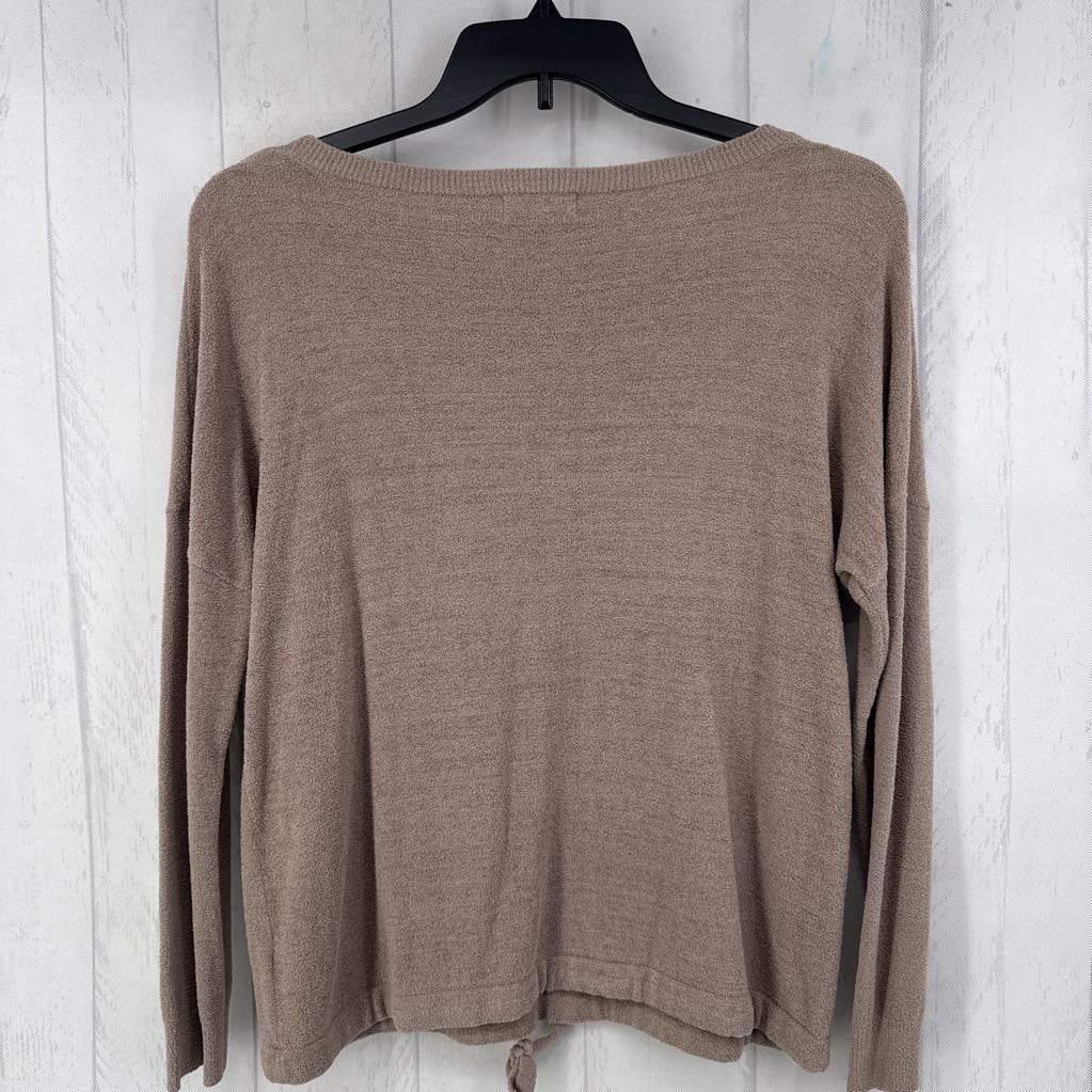 S l/s scoop neck sweater