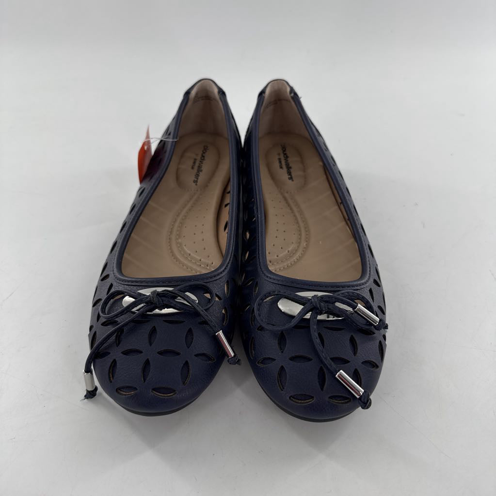 8.5 perforated leather slip-ons