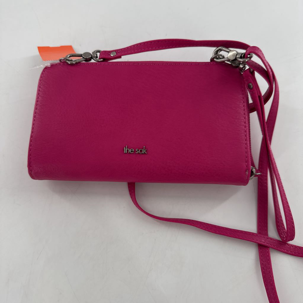 crochet cherry crossbody wallet