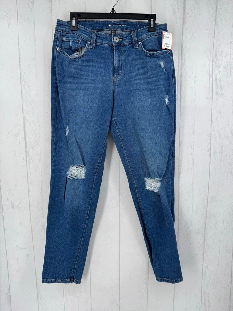 10 mid-rise straight leg jean