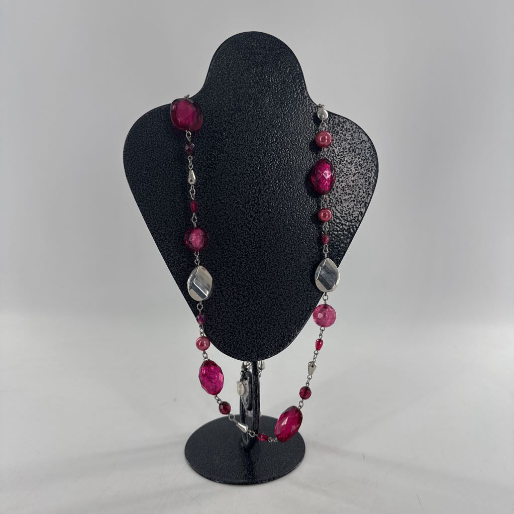 R44 24" beaded long necklace