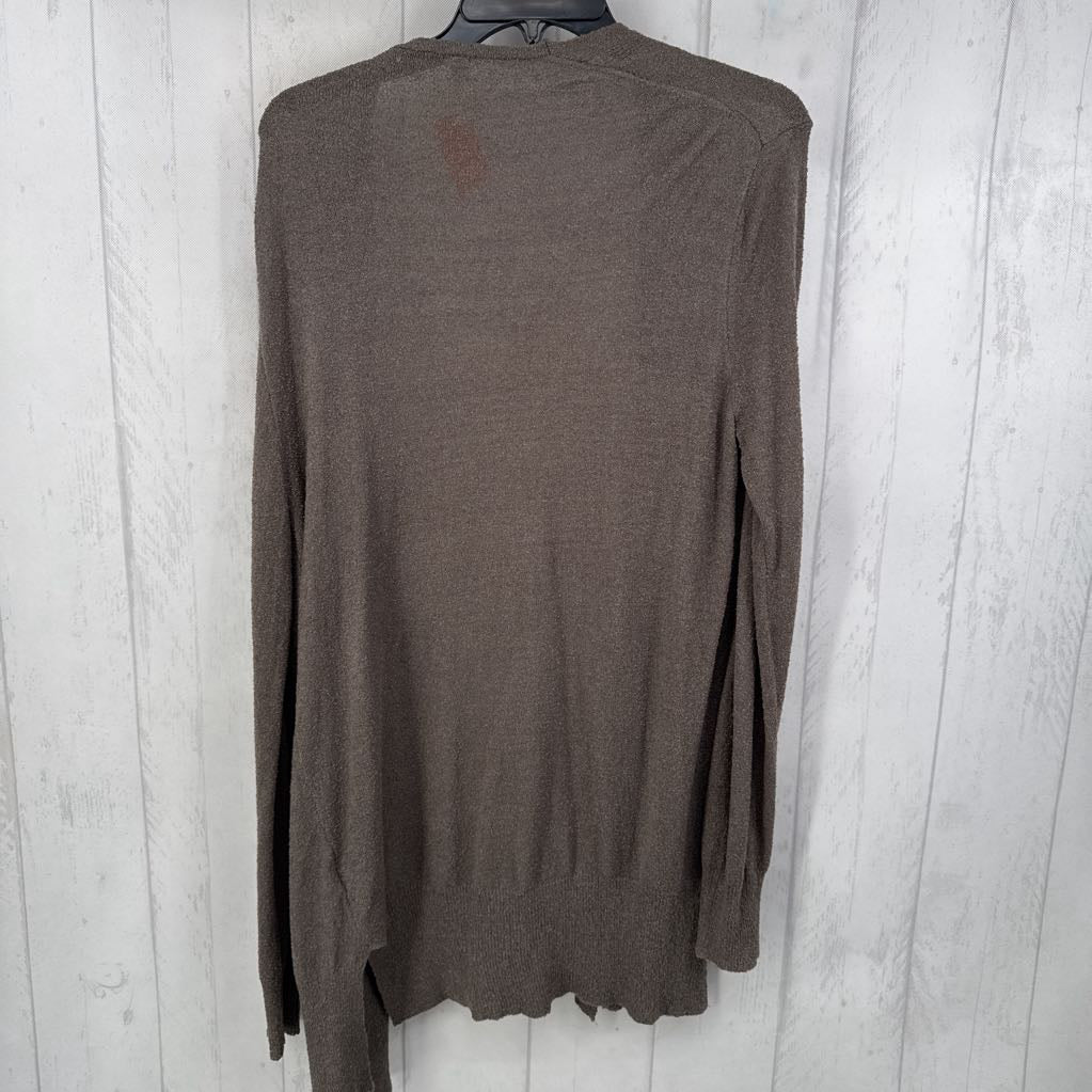 S/M l/s open pocket cardigan