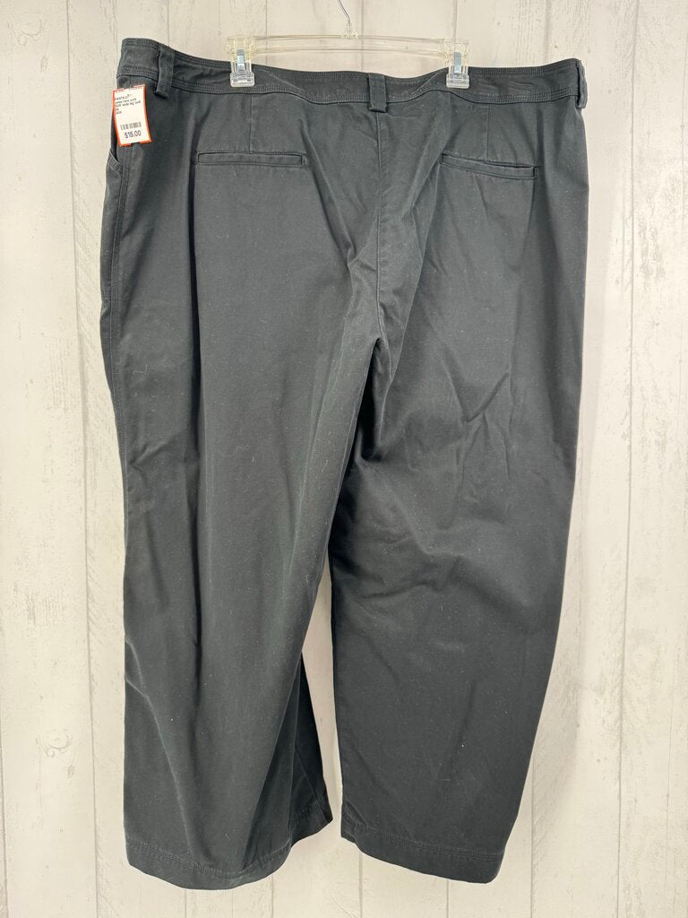 24W wide leg twill pant