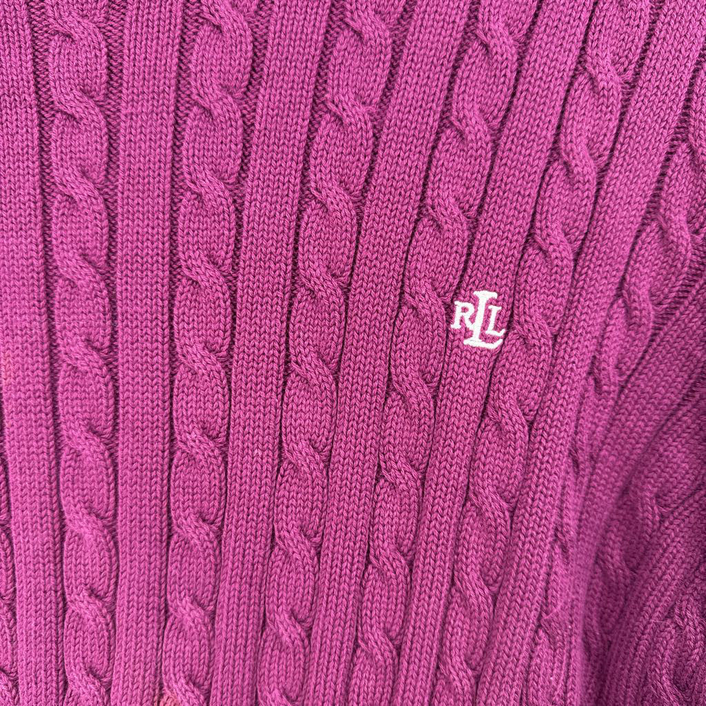 XL cable knit sweater