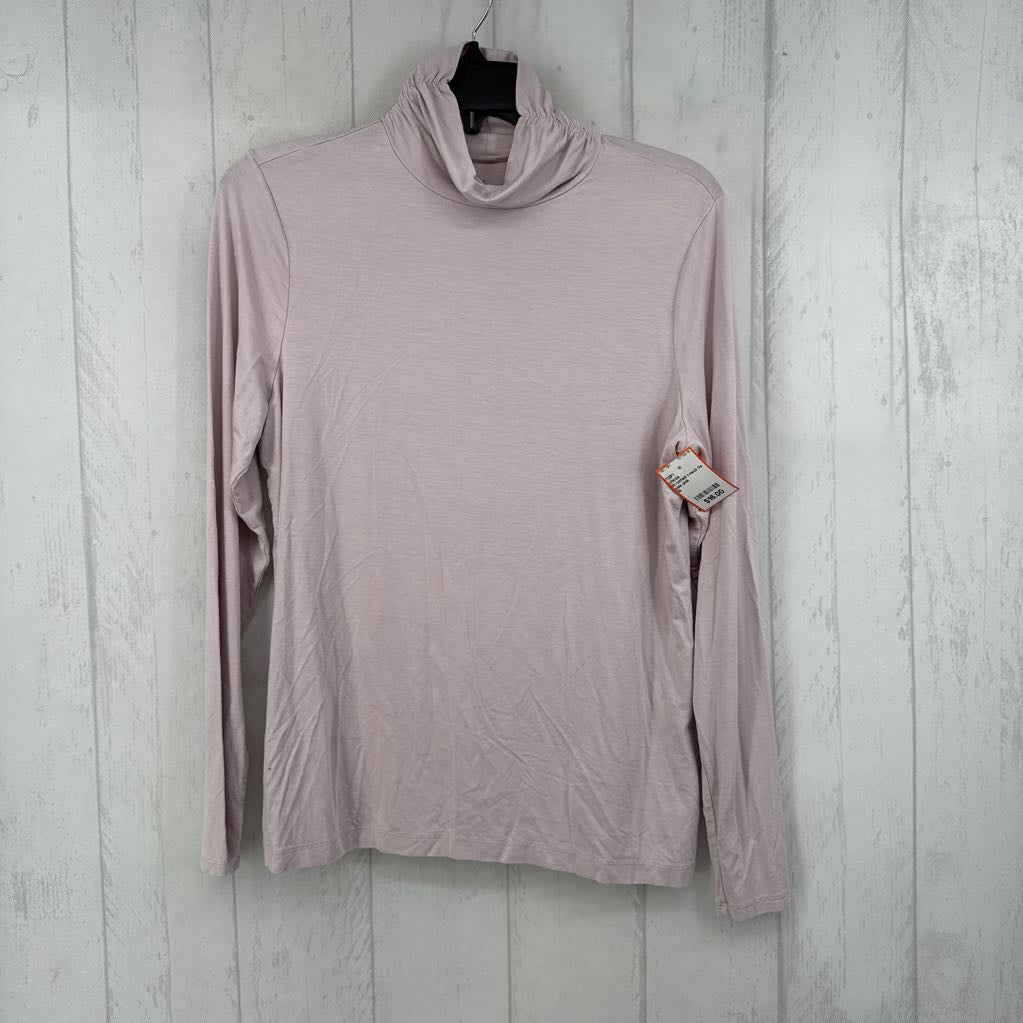 M ruched t-neck l/s top