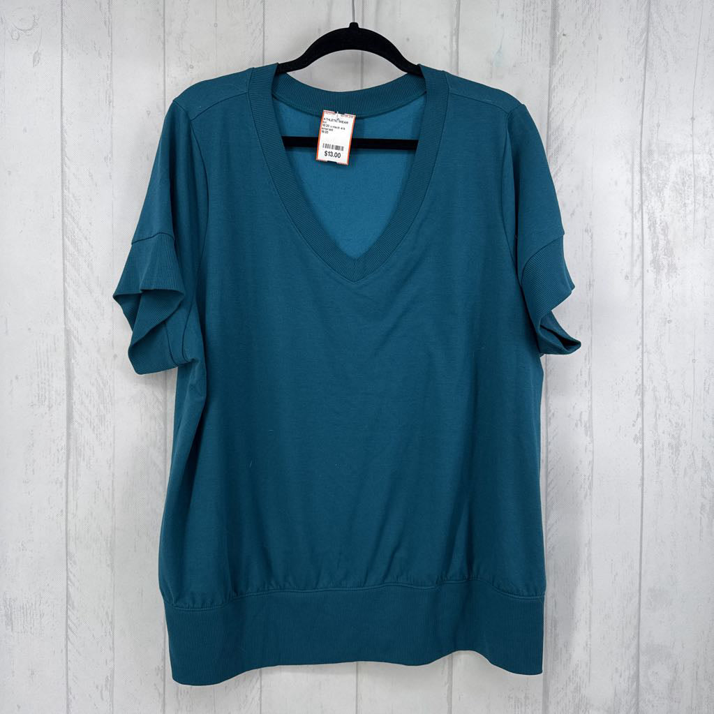 18/20 v-neck s/s top