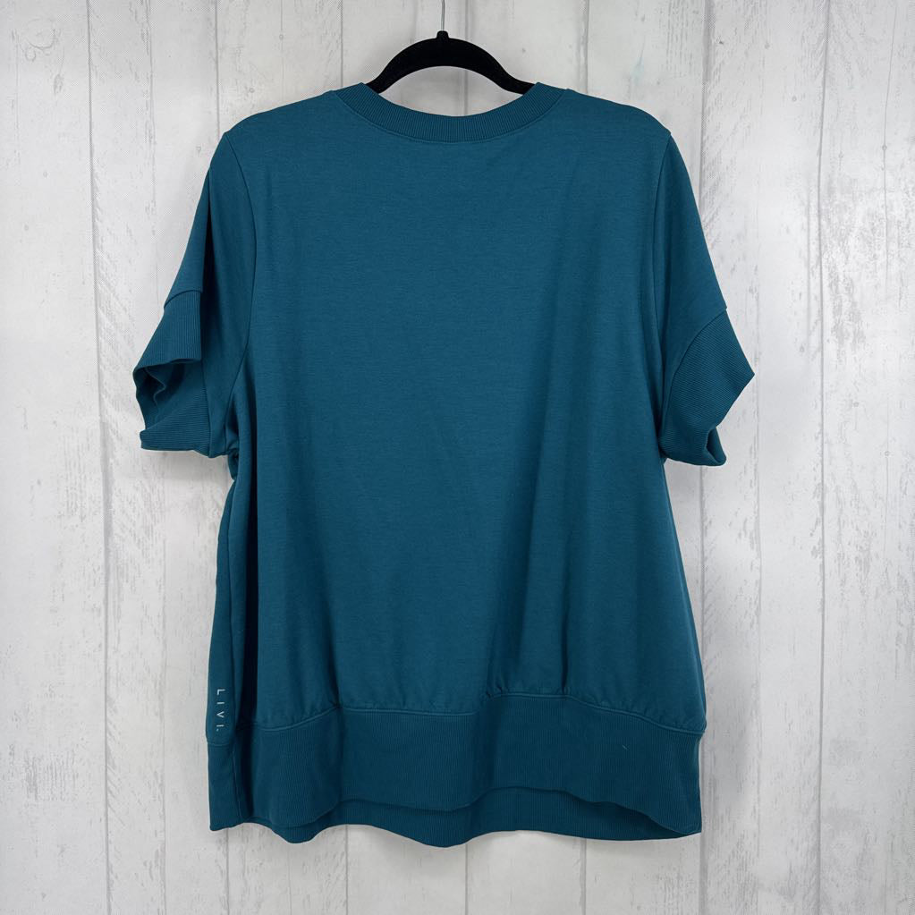 18/20 v-neck s/s top