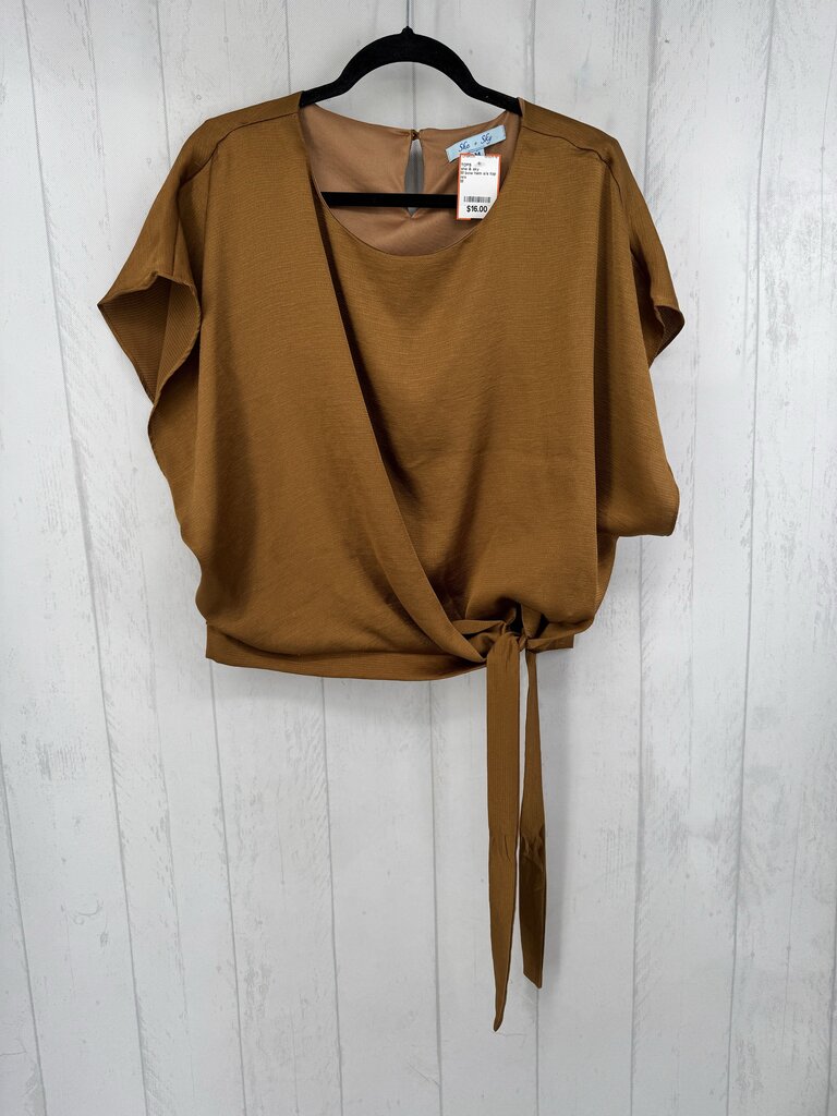 M bow hem s/s top